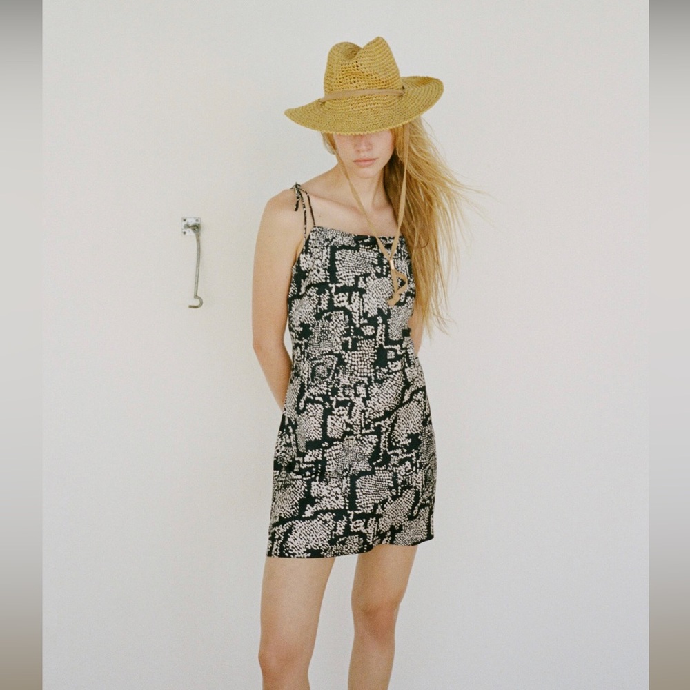 Zara Printed Mini Dress